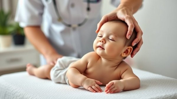 Chiropractic Care for Babies Safety scene with baby receiving care.