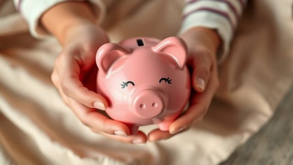 Hands holding piggy bank, symbolizing Invest America Accounts for Kids.