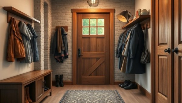 Prepare your home for holiday guests with a stylish mudroom.