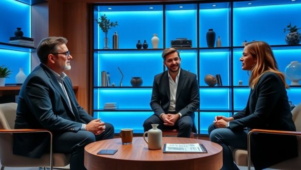 Lively talk show discussion on new rules of forecasting.