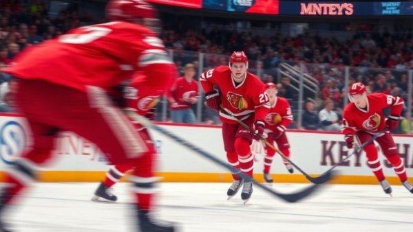Moritz Seider NHL defenseman performance in action during a game.