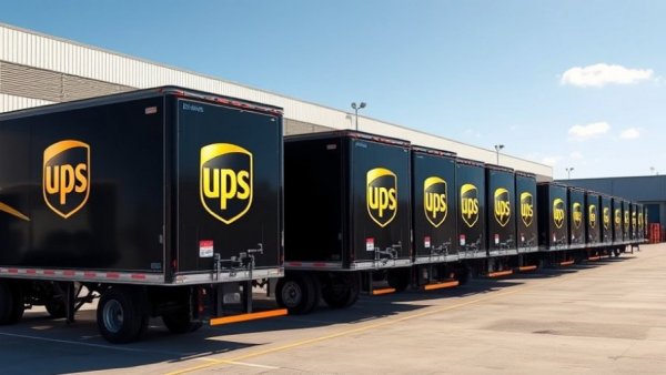 UPS trailers at facility, indicating potential closures.