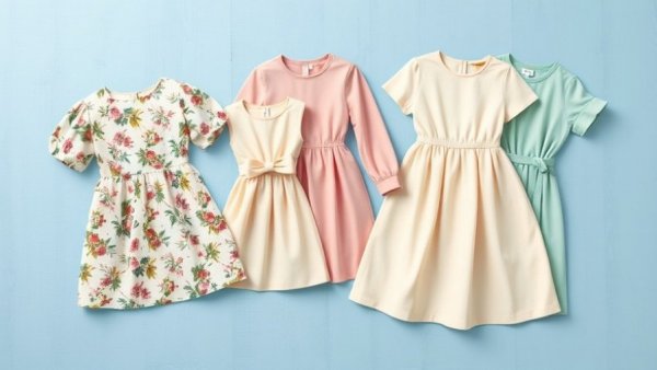 Stylish spring dresses for moms in floral, pink, and teal designs.