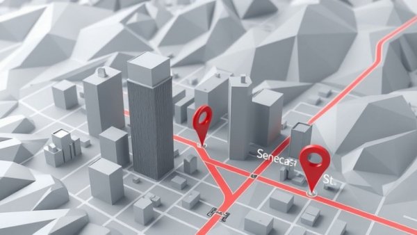 AI in Google Maps update shown with 3D navigation interface.