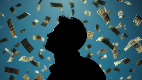 Silhouette with falling dollar bills, Trump tariffs cost analysis 2026.
