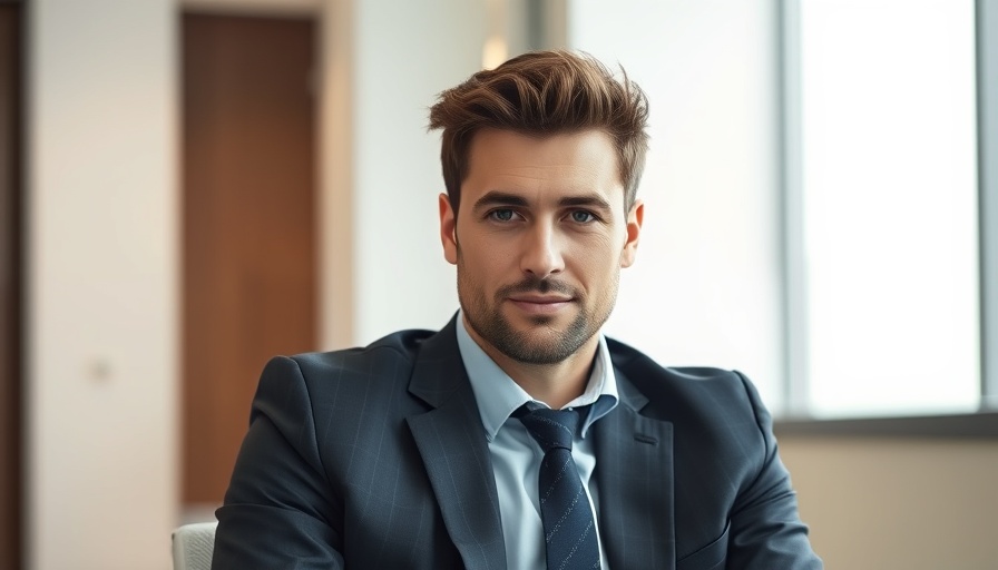 Professional man in a suit indoors, Trump’s Trade Policy discussion.