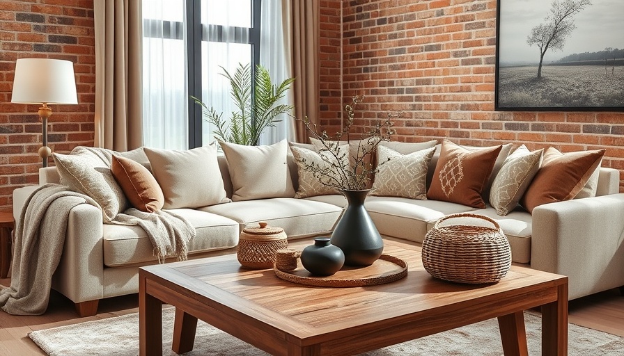 Elegant living room with coffee table decoration tips.