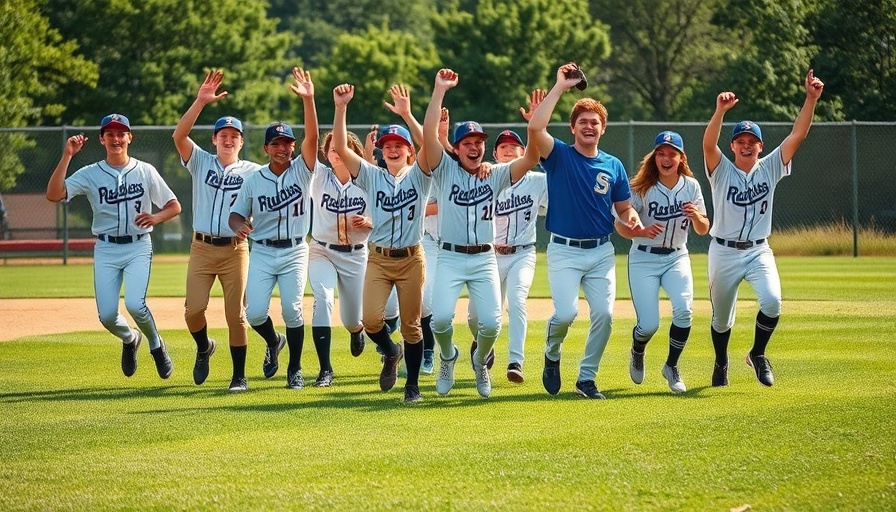 Chesaning varsity wins; baseball team celebrates enthusiastically.