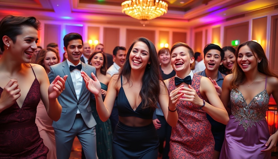 Reese High School prom 2025, students dancing joyfully
