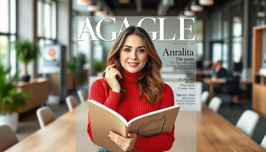 Grit and Brain Health magazine cover featuring woman in red.