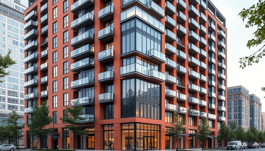 Kerrytown condos development rendering with modern architecture