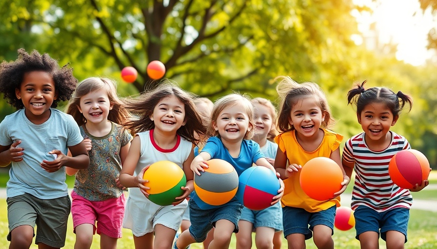 Children enjoying playtime with balls in a park, showing the importance of free play.