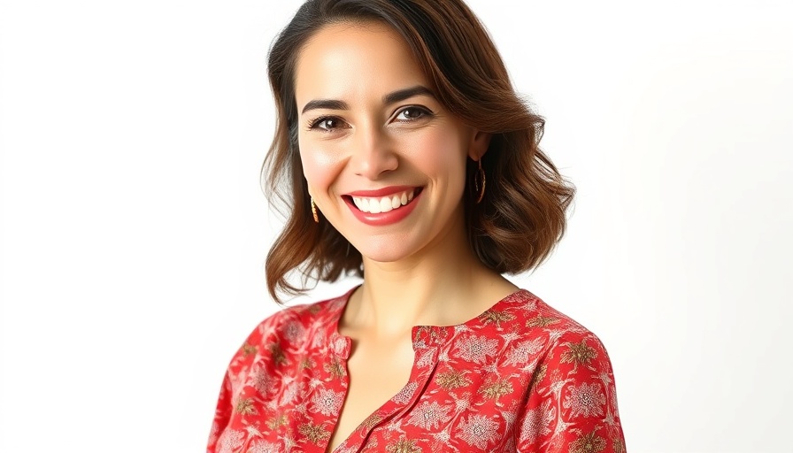 Smiling woman in patterned blouse, Trump Musk Relationship Fallout.