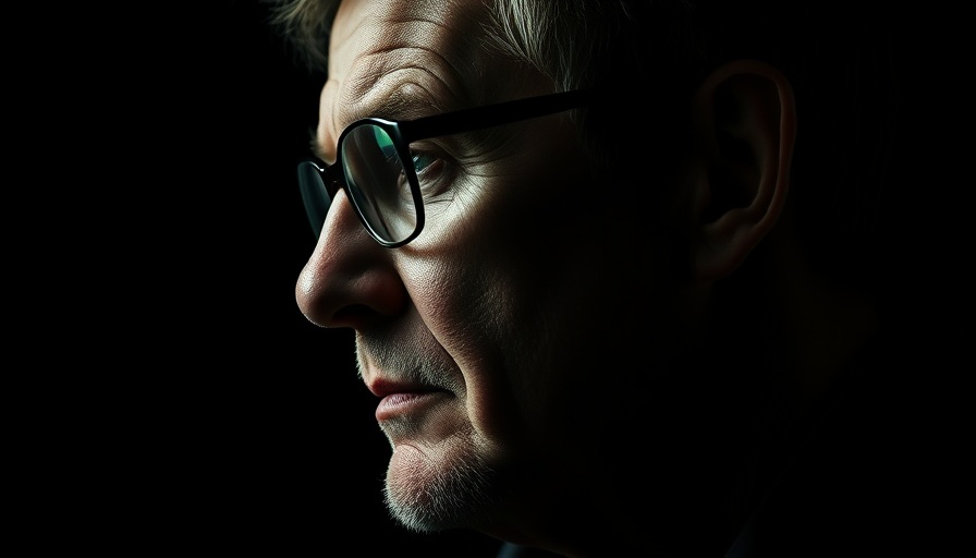 Deep in thought figure representing leadership accountability and responsibility.