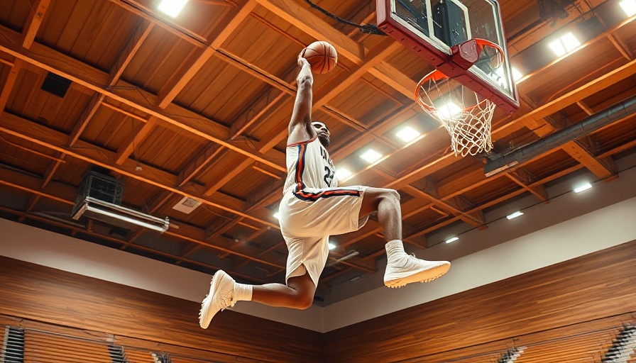 Basketball player dunking during Moneyball Pro-Am Michigan State Basketball.