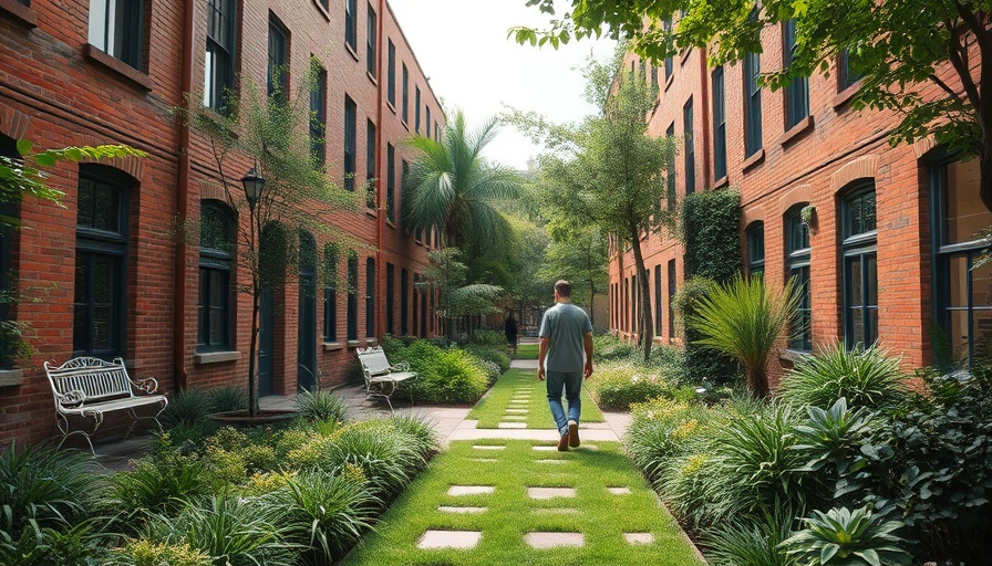 Serene child-friendly urban oasis in Chicago with lush greenery.