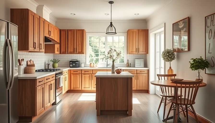 family-friendly kitchen renovation with wooden cabinets and island