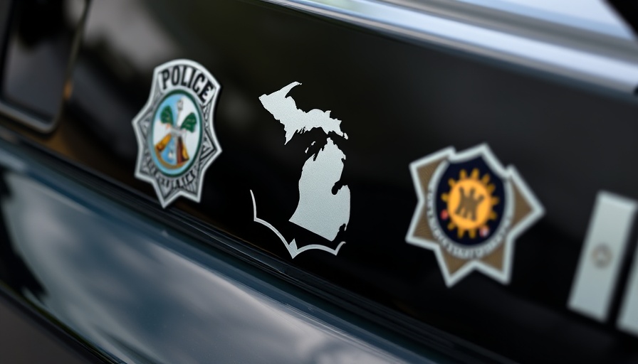 Michigan sheriff badge representing authority.