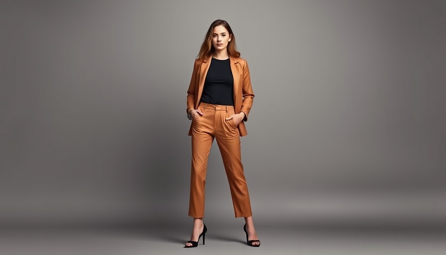Chic fashion featuring satin pants for moms in a stylish photoshoot.