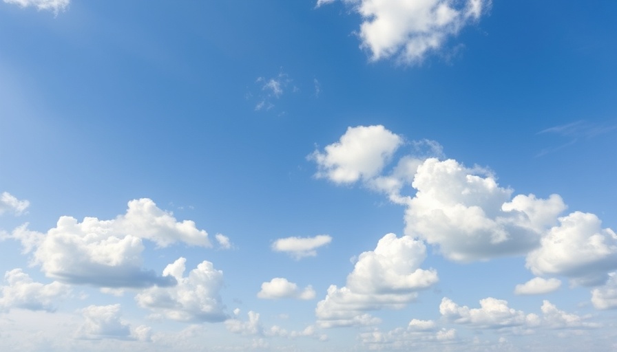 Everything You Need to Know About Clouds: Fluffy white clouds in a blue sky.