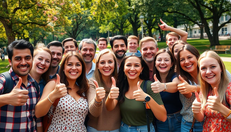 Embrace the Power of Saying Yes with cheerful group outdoors.