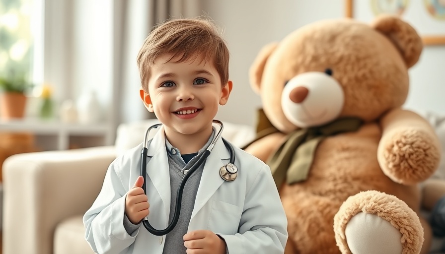 Creating a safe space for your child: playful child and adult with teddy.