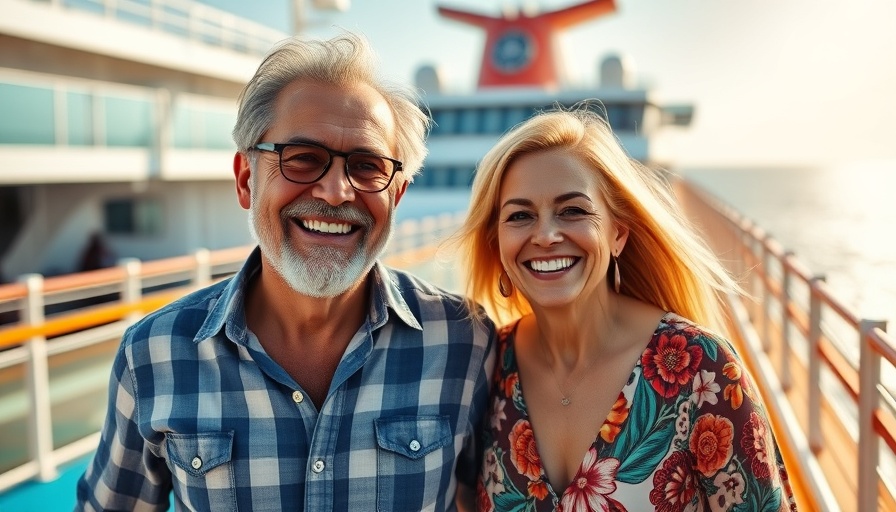 Joyful cruise vacation for adults on a sunny day.