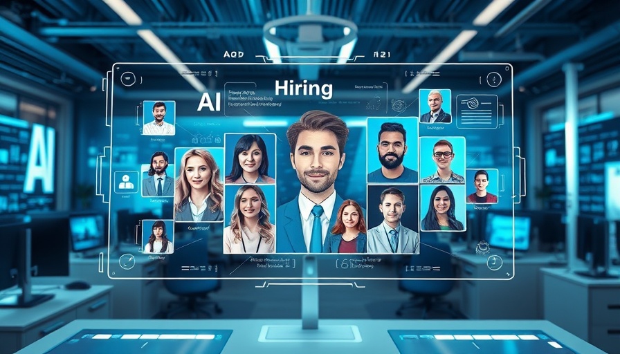 AI ageism hiring digital representation with diverse candidates.