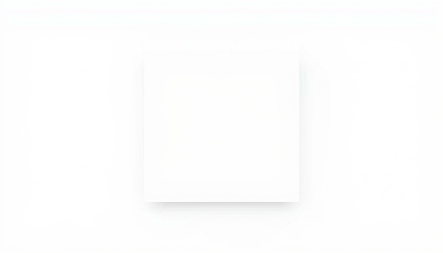 Plain white square, abstract minimalist design