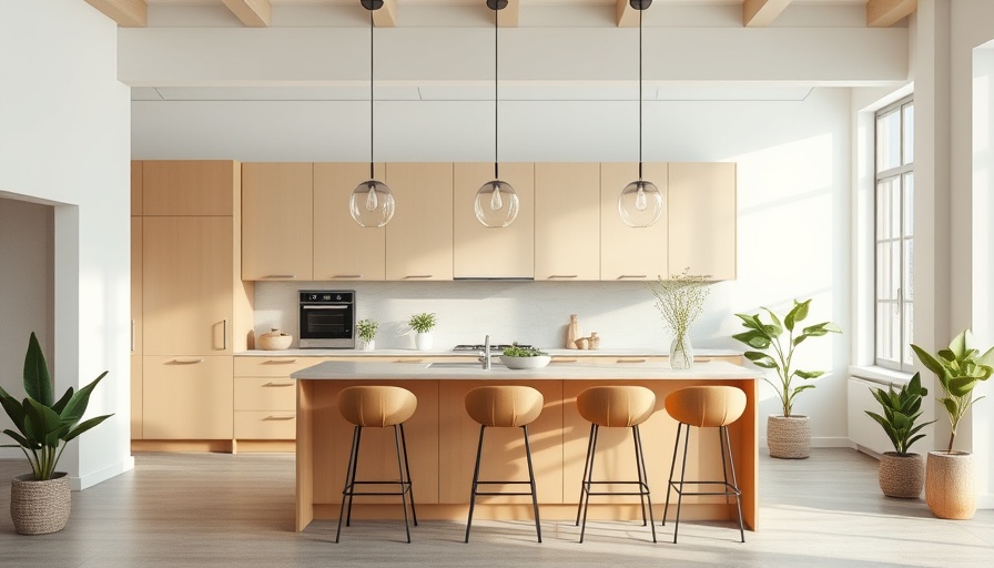 Modern kitchen with budget-friendly updates, featuring sleek design and natural lighting.