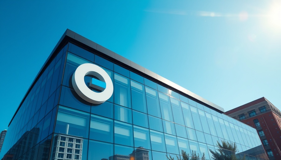 Modern building with Expedia logo on glass facade under blue sky, perplexity ai