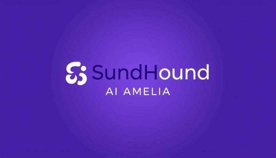 SoundHound AI AMELIA logo on a gradient purple background.
