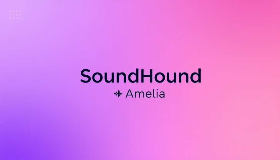 SoundHound AI Amelia logo on a purple background.