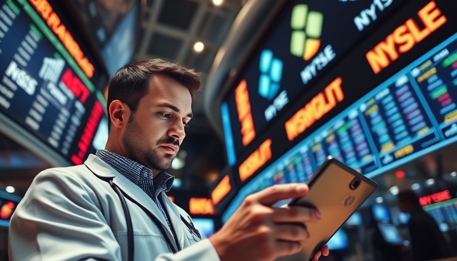 Financial trader analyzing data amid new tariff threats and Nvidia impact.