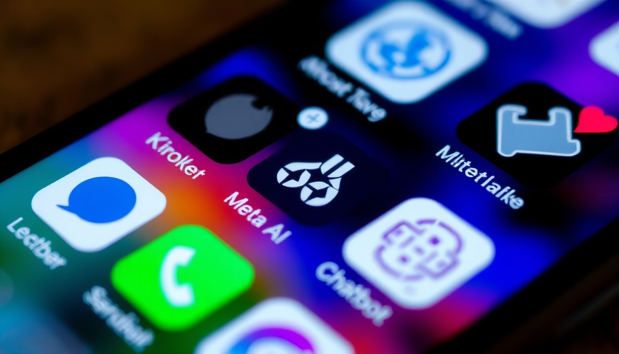 Grok tech app icon on smartphone screen with vibrant colors