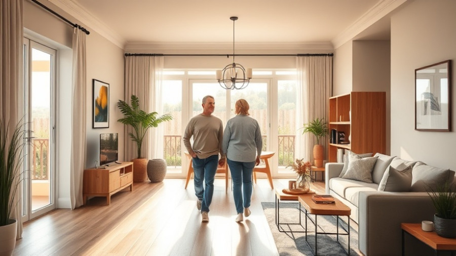 Homebuyer affordability shift: young couple enters stylish home.