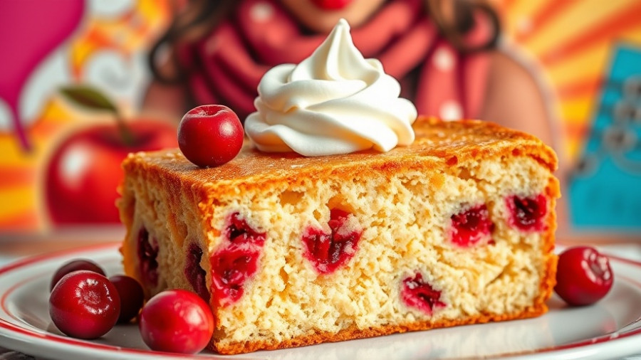 Ina Garten Cranberry Apple Cake Recipe with delicious cake slice.