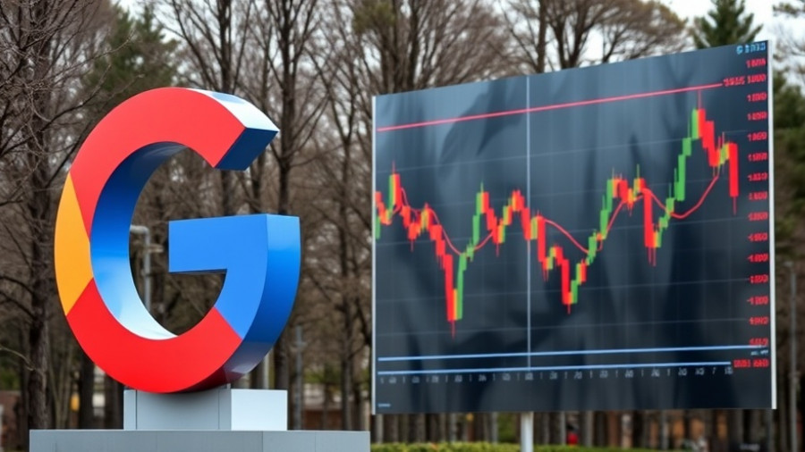 OpenAI ChatGPT Atlas Google logo and stock chart with downward trend.