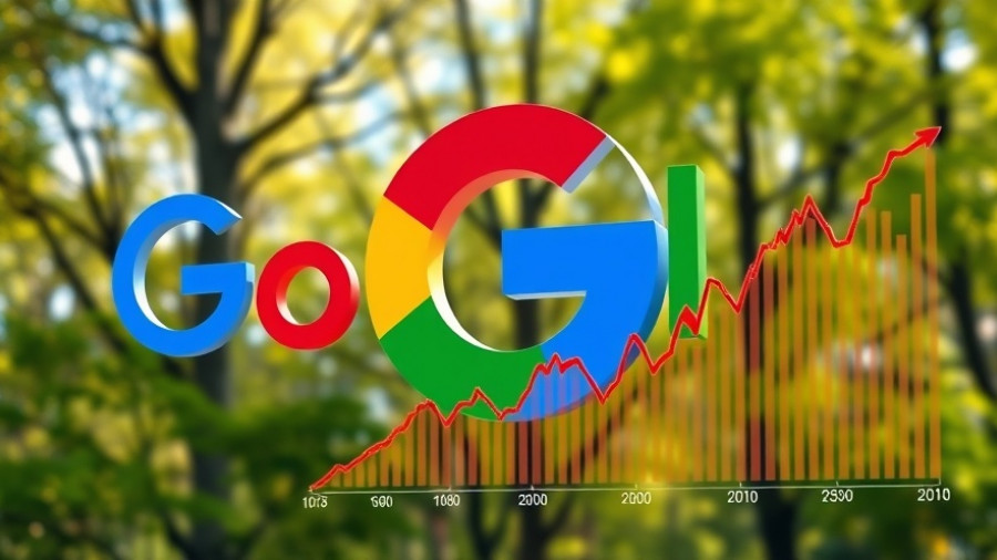 Google logo with stock drop graph highlights $100 billion loss.