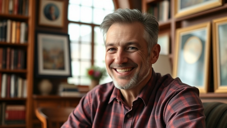 Agentic AI concept in a warmly lit library with bookshelves.