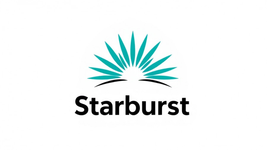 Logo with teal sunburst and 'Starburst' text symbolizing AI-Ready Data Lakehouse.