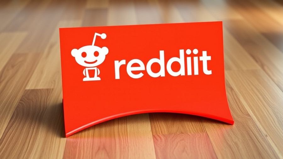 Reddit logo featured prominently at corporate event.