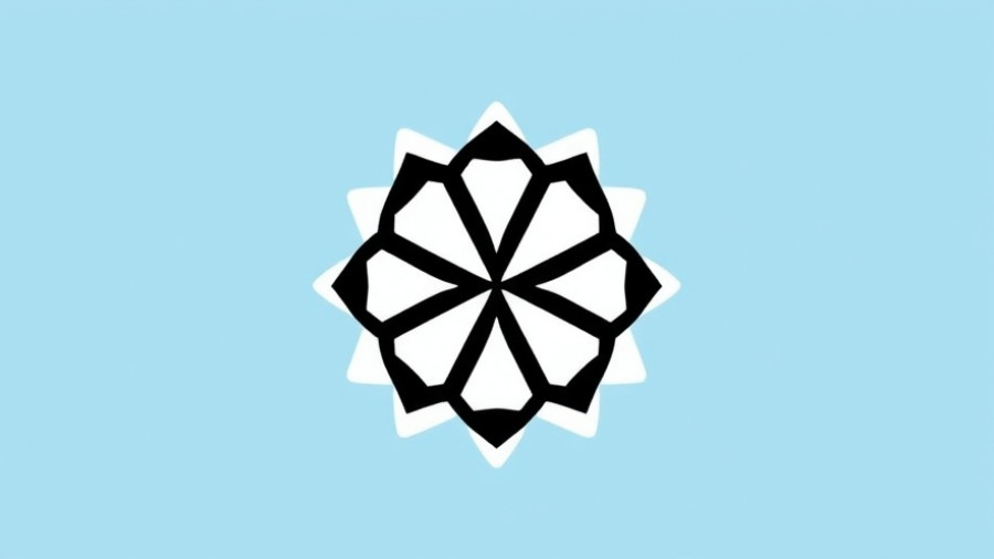 Minimalist OpenAI logo on light blue background