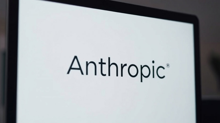 Anthropic logo on computer screen, representing AI cloud deal