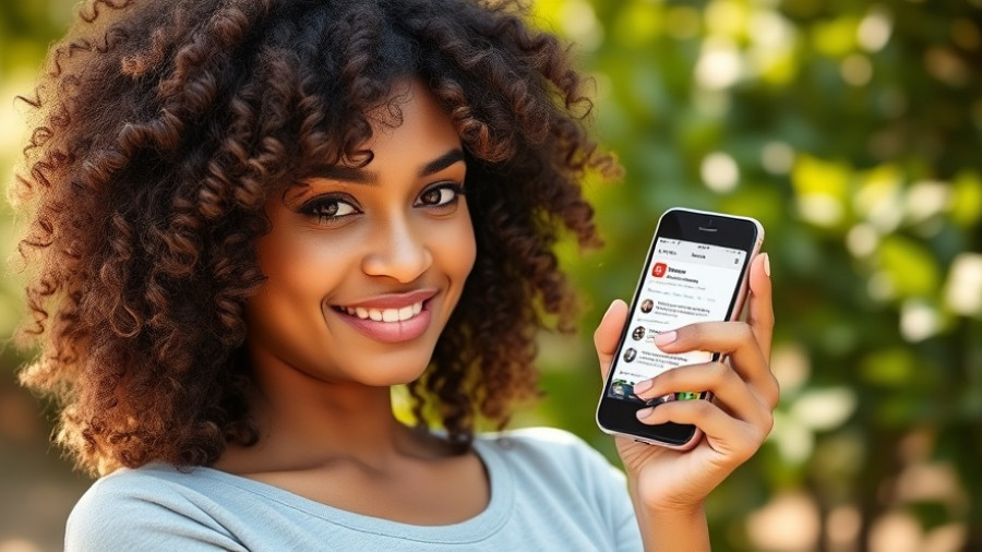 Woman holding smartphone with Reddit app, Perplexity AI logo inset.