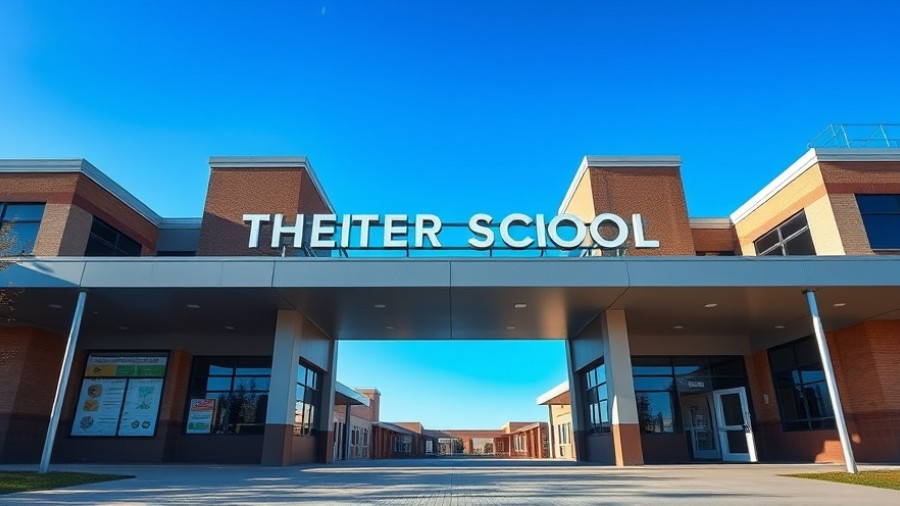 Pinellas County Schools entrance highlighting architecture