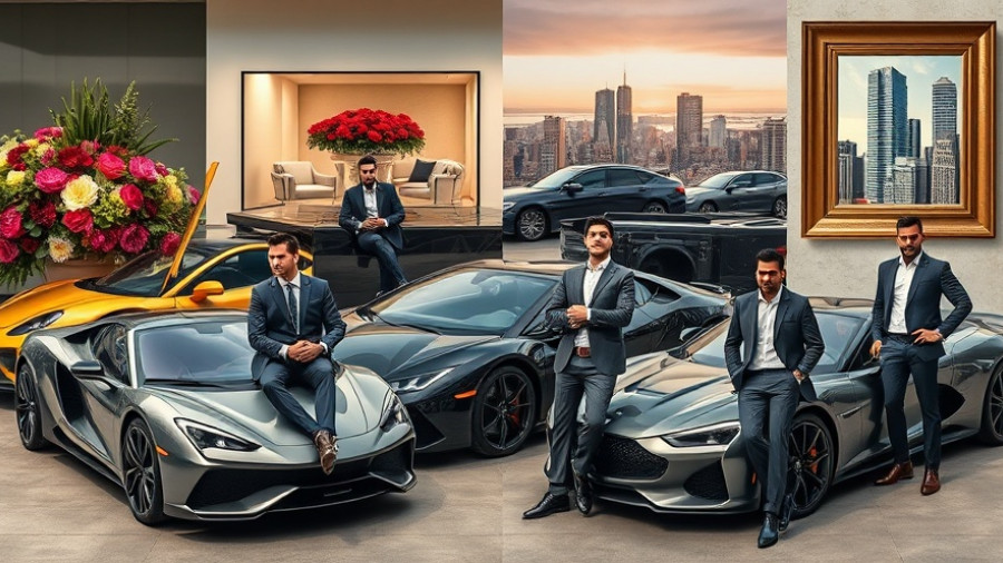 Gemini AI photo editing prompts showing stylish men with luxury elements