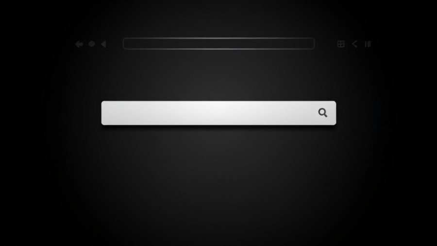 Blank browser window highlighting AI browser security risks.