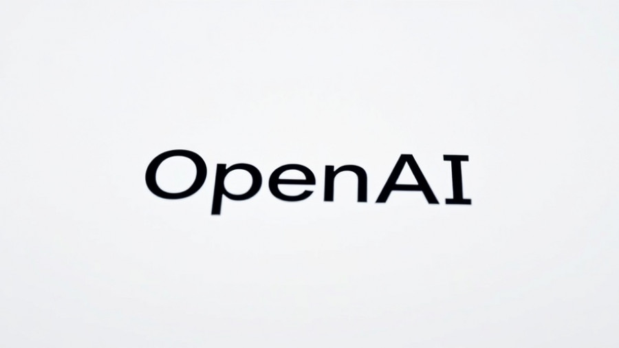 OpenAI logo displayed prominently on white background.