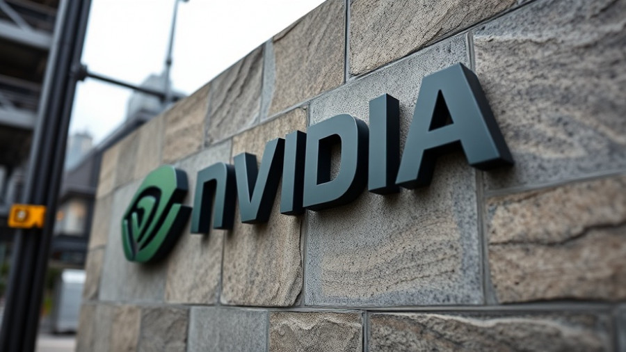Bold Nvidia logo on textured wall, Nvidia investment risks context.
